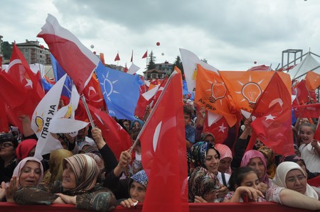 Erdoğan'a Rizede Sevgi Seli 18