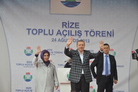Erdoğan'a Rizede Sevgi Seli 19