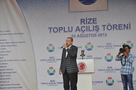 Erdoğan'a Rizede Sevgi Seli 30