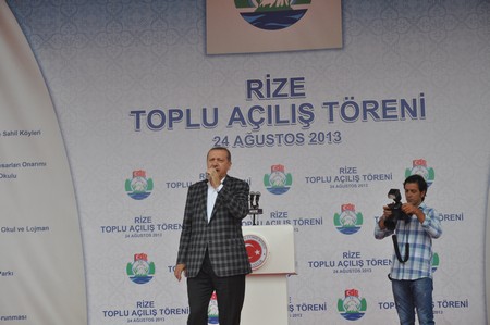 Erdoğan'a Rizede Sevgi Seli 34