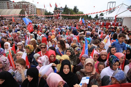 Erdoğan'a Rizede Sevgi Seli 4