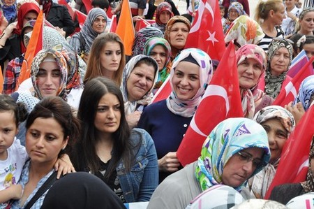 Erdoğan'a Rizede Sevgi Seli 55