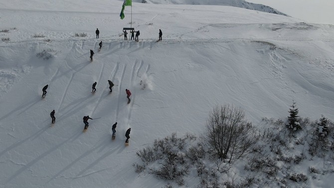 Rize'de "14. Petranboard Kayak Şenliği" yapıldı 25