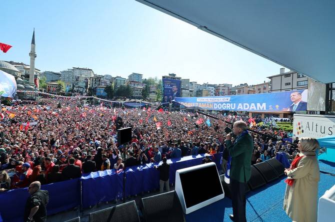 Cumhurbaşkanı Erdoğan Rize'de 16