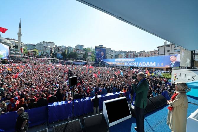 Cumhurbaşkanı Erdoğan Rize'de 28