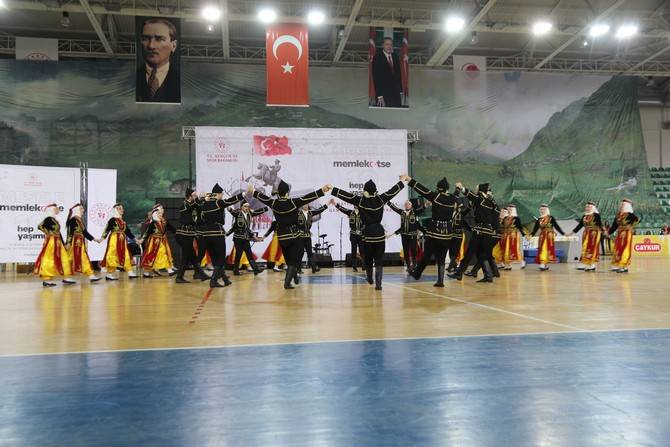 Rize’de 19 Mayıs Atatürk'ü Anma Gençlik ve Spor Bayramı coşkuyla kutlandı 14