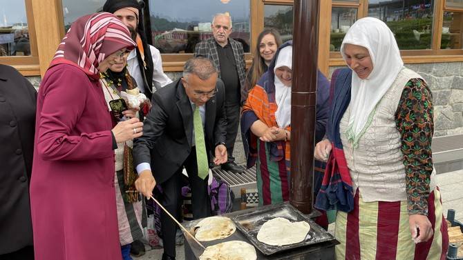 Rize'nin yöresel lezzetleri "Türk Mutfağı Haftası"nda tanıtıldı 6