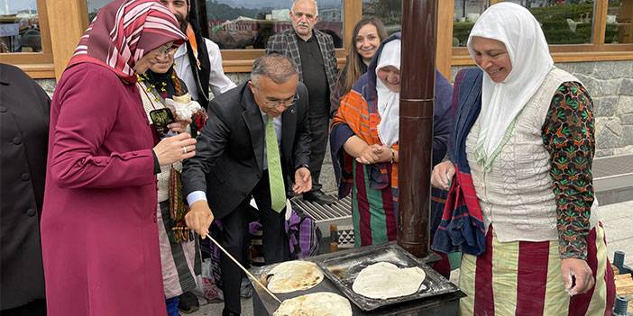 Rize'nin yöresel lezzetleri "Türk Mutfağı Haftası"nda tanıtıldı