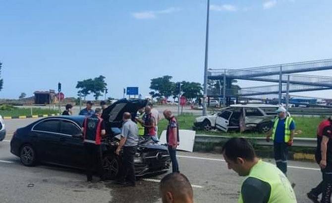 Galatasaray’ın Rizeli futbolcusu Barış Alper Yılmaz, Giresun'da trafik kazası geçirdi 1