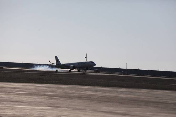 Rize-Artvin Havalimanına uluslararası ilk uçuş gerçekleştirildi 2