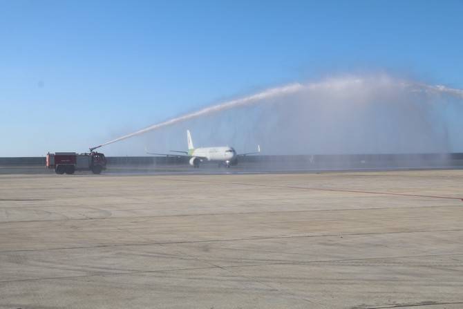 Rize-Artvin Havalimanına uluslararası ilk uçuş gerçekleştirildi 6