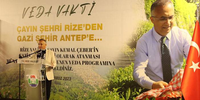 Vali Kemal Çeber Onuruna Veda Programı Düzenlendi