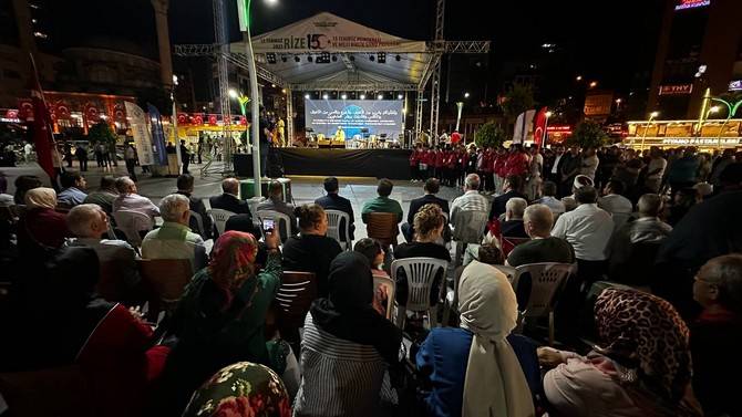 Rize’de 15 Temmuz Demokrasi ve Milli Birlik Günü anma programı düzenlendi 58