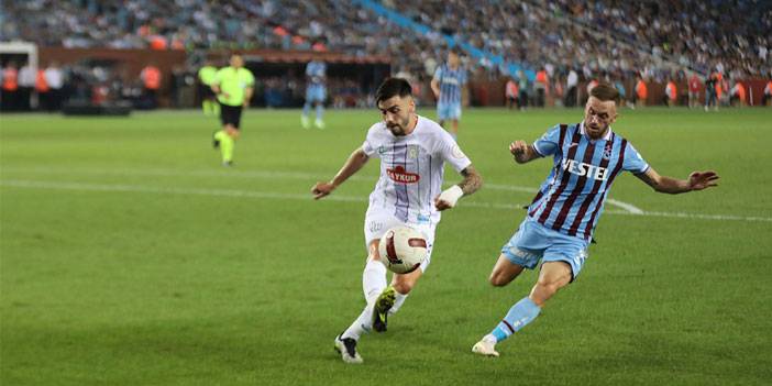 Trabzonspor-Çaykur Rizespor maçından kareler