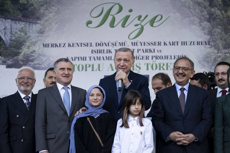 Cumhurbaşkanı Erdoğan, Rize'de Toplu Açılış Töreninde Konuştu 10