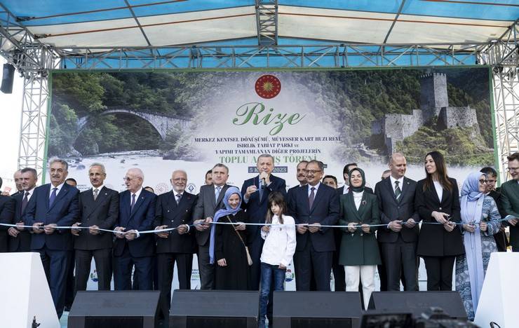 Cumhurbaşkanı Erdoğan, Rize'de Toplu Açılış Töreninde Konuştu 11