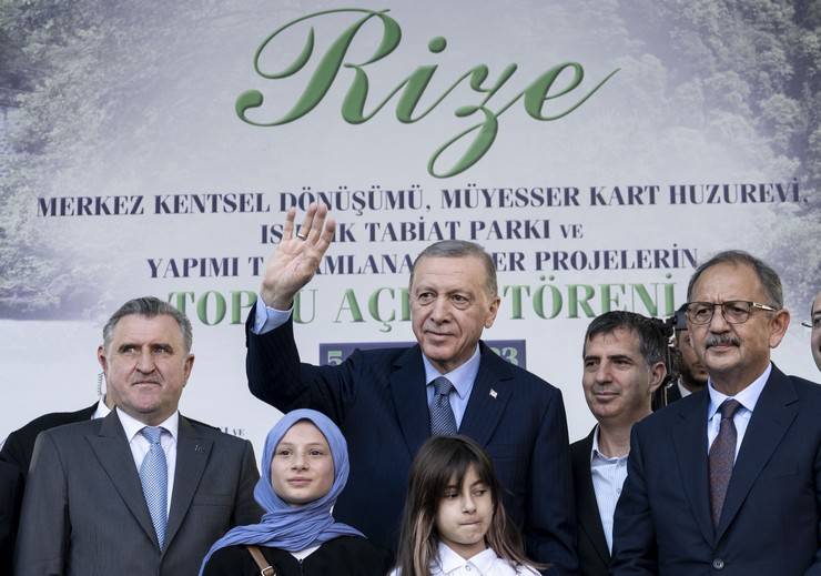 Cumhurbaşkanı Erdoğan, Rize'de Toplu Açılış Töreninde Konuştu 13