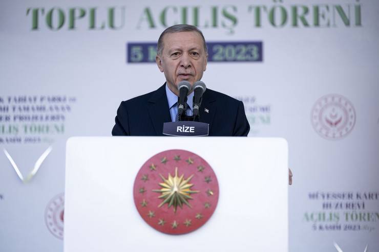 Cumhurbaşkanı Erdoğan, Rize'de Toplu Açılış Töreninde Konuştu 17