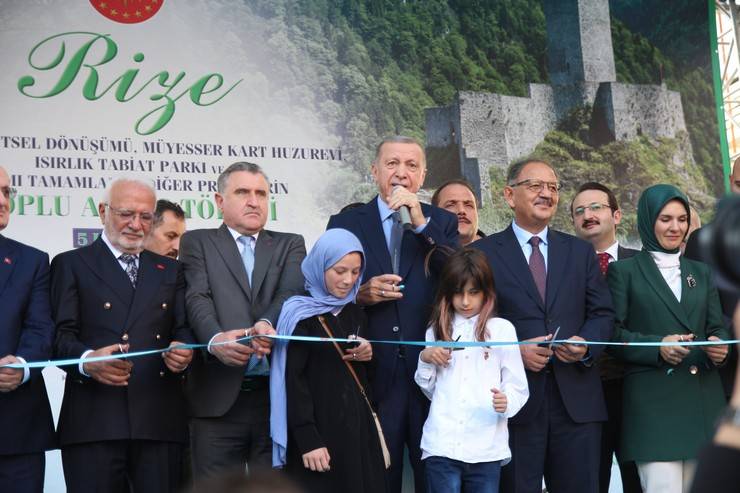 Cumhurbaşkanı Erdoğan, Rize'de Toplu Açılış Töreninde Konuştu 25