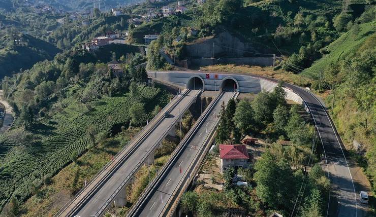 Pehlivantaşı Tünelleri'nin Açılışı Cumhurbaşkanı Erdoğan Tarafından Yapıldı 4