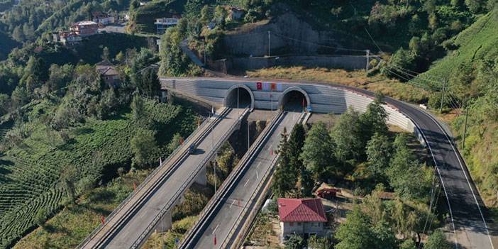 Pehlivantaşı Tünelleri'nin Açılışı Cumhurbaşkanı Erdoğan Tarafından Yapıldı
