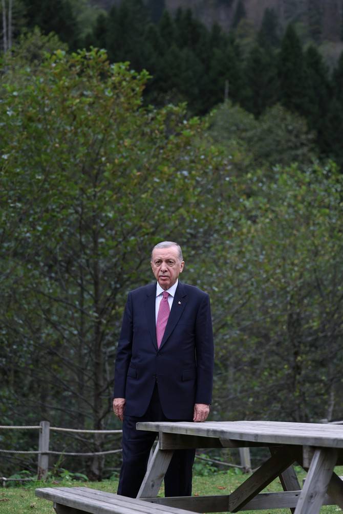 Cumhurbaşkanı Erdoğan'dan Ayder Yaylası'nda inceleme 15