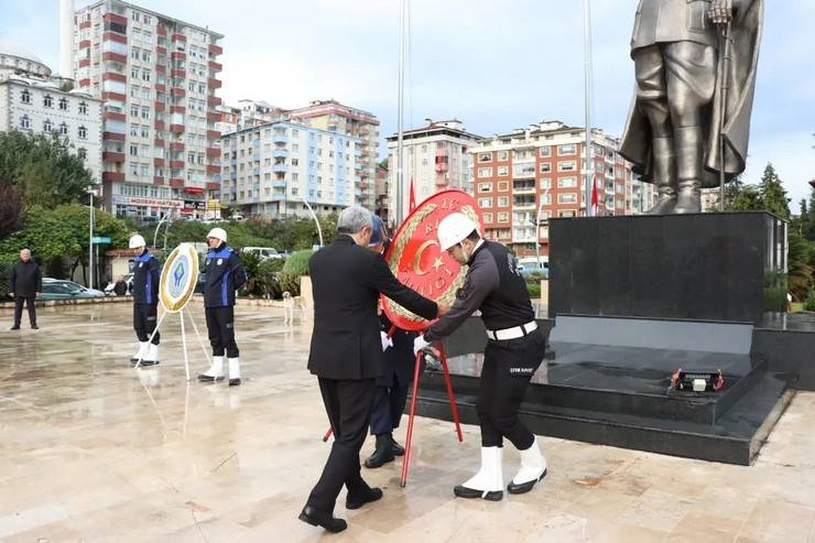 Rize'de 10 Kasım Atatürk'ü anma programı düzenlendi 2