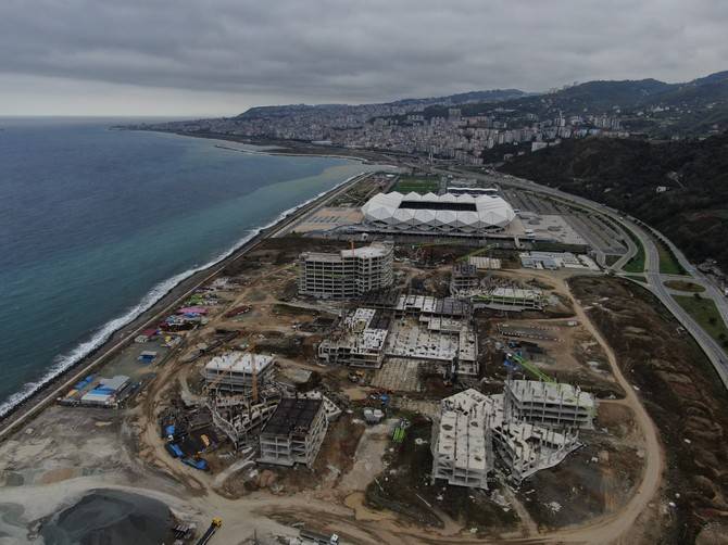 Trabzon Şehir Hastanesi'nin inşaatı sürüyor 9