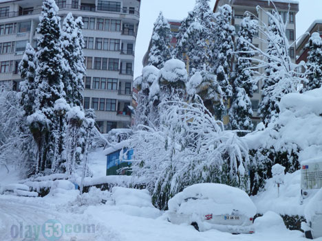 Rize'den Kar Görüntüleri 4