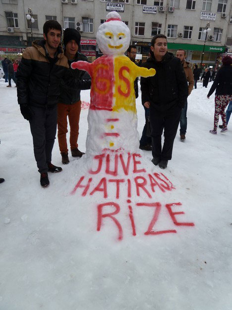 Rize'de Kardan Adam Fotoğrafları 29