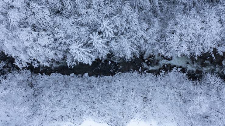 Rize'nin yüksek kesimleri kar yağışının ardından farklı bir güzelliğe büründü 11