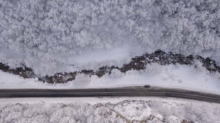 Rize'nin yüksek kesimleri kar yağışının ardından farklı bir güzelliğe büründü 20