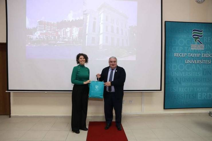 Gürcistan Tiflis İvane Cavakhişvili Devlet Üniversitesi Rektörü Samuşı̇a, RTEÜ’yü Ziyaret Etti 12