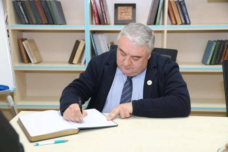 Gürcistan Tiflis İvane Cavakhişvili Devlet Üniversitesi Rektörü Samuşı̇a, RTEÜ’yü Ziyaret Etti 15