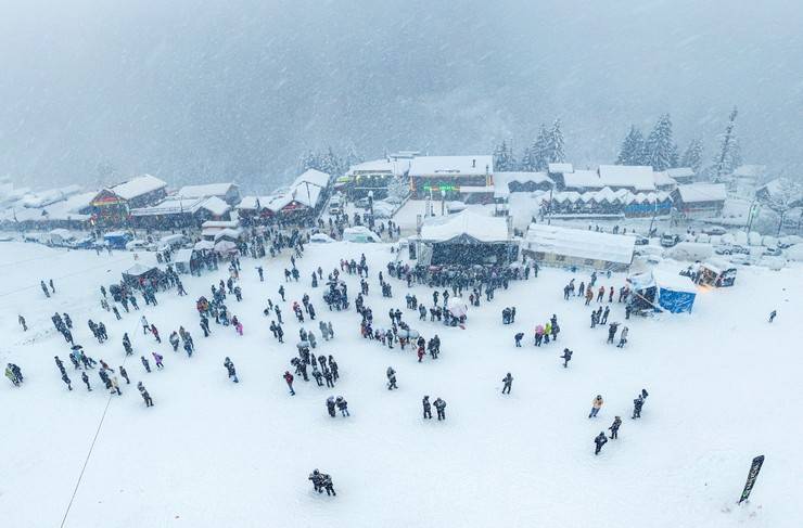 Rize'de '16. Ayder Kar Festivali' devam ediyor 1