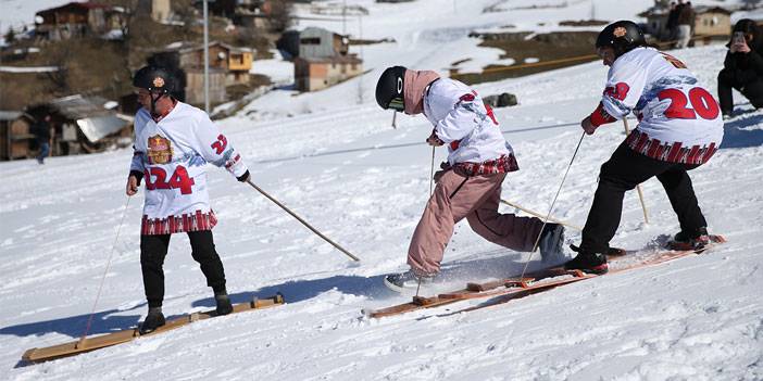Rize ‘Petranboard’ kayak etkinliği düzenlendi