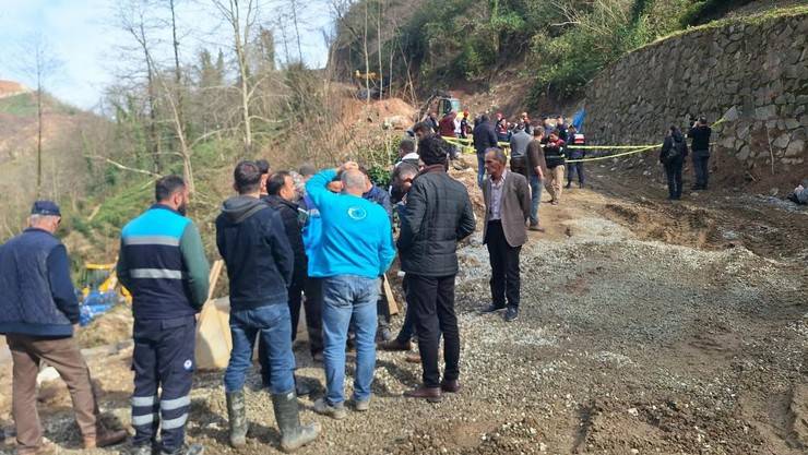 Trabzon'da içme suyu hattı çalışmasında göçük: 3 işçi öldü 2
