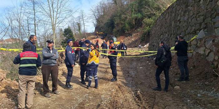 Trabzon'da içme suyu hattı çalışmasında göçük: 3 işçi öldü