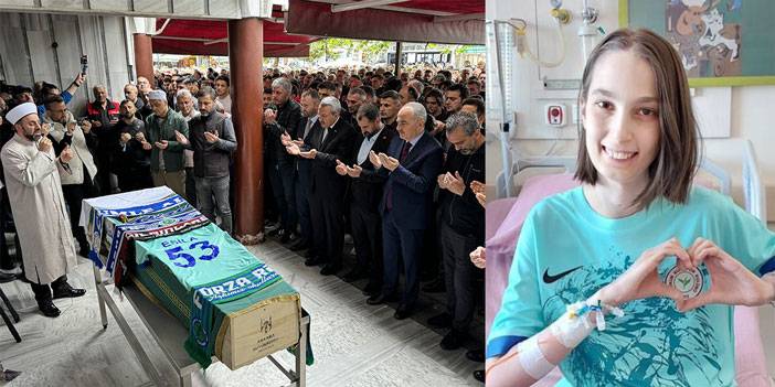 Kalp naklinin ardından hayatını kaybeden Esila'nın cenazesi defnedildi