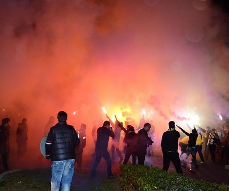 Fenerbahçe'ye Rize'de Coşkulu Karşılama 11