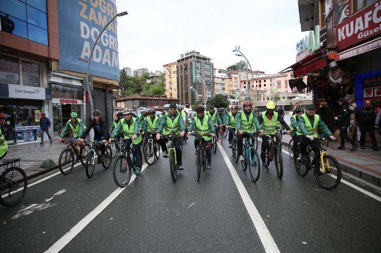 Rize'de "11. Yeşilay Bisiklet Turu" düzenlendi 1