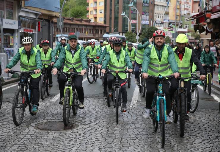 Rize'de "11. Yeşilay Bisiklet Turu" düzenlendi 2