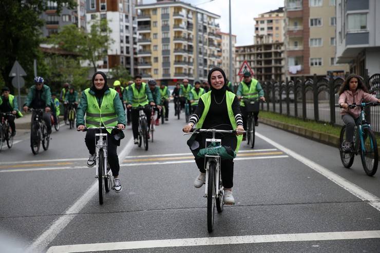 Rize'de "11. Yeşilay Bisiklet Turu" düzenlendi 4