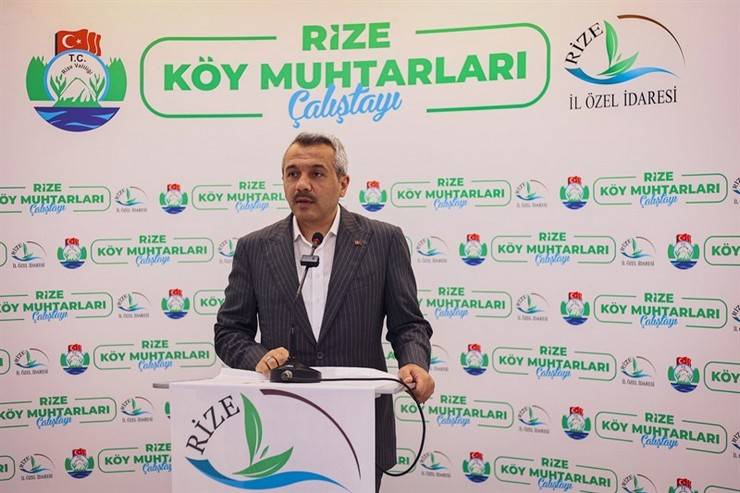 Rize'de Köy Muhtarları Çalıştayı Yapıldı 13