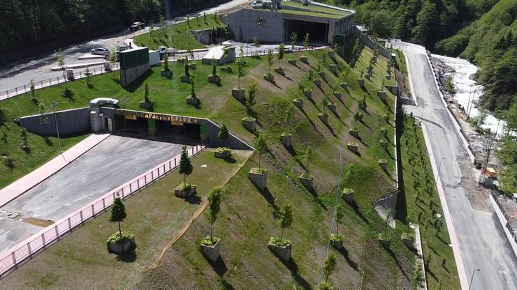 Ayder’in çevreci otoparkı hizmete girdi 9