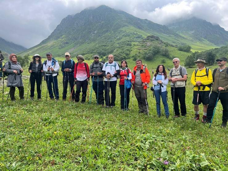 Erzurum ve Trabzon'dan Rize'ye geldiler nefes kesen manzarada yorulmadan yürüdüler 4