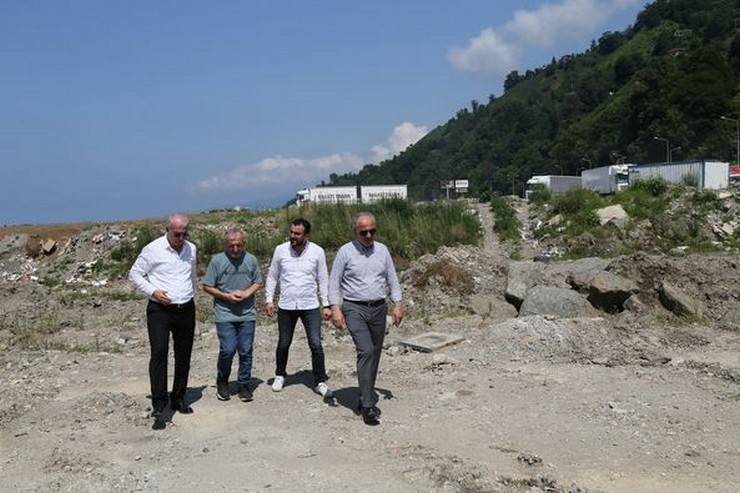 Rize'de Deniz Dolgusu Üzerinde 300 Dönümlük Alan Oluşturuluyor 4