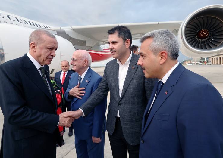 Cumhurbaşkanı Recep Tayyip Erdoğan, Rize'de 1