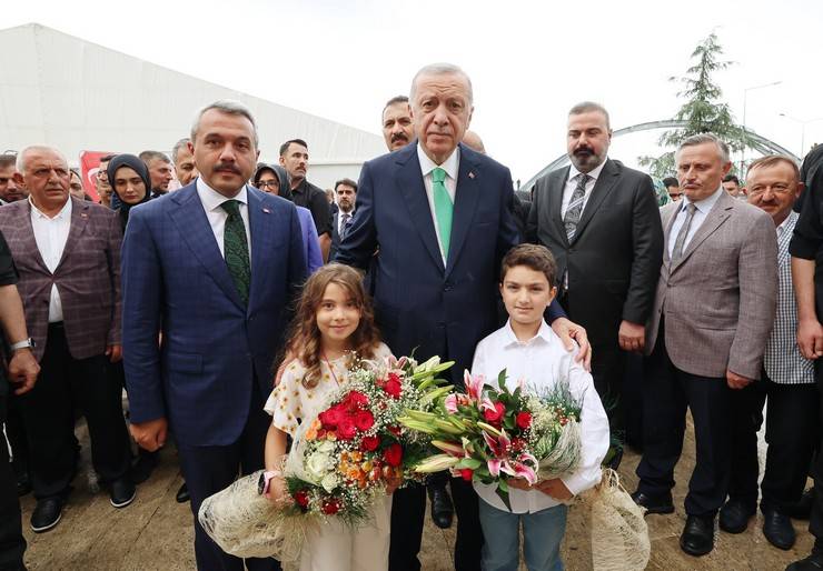 Cumhurbaşkanı Erdoğan, Rize'de Toplu Açılış Töreni'nde 23