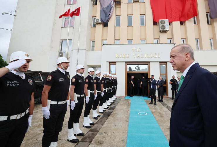 Cumhurbaşkanı Erdoğan, Rize'de Toplu Açılış Töreni'nde 24